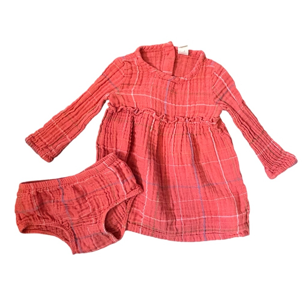 Tucker & Tate 100% cotton dress & bloomer set